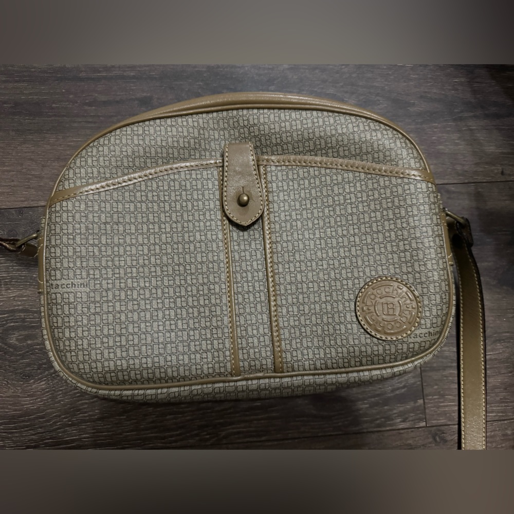 Sergio Tacchini made in Italy leather Bag